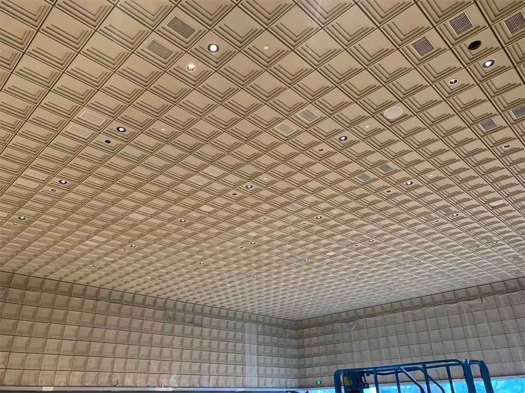 FIBERGLASS ACOUSTIC CEILING