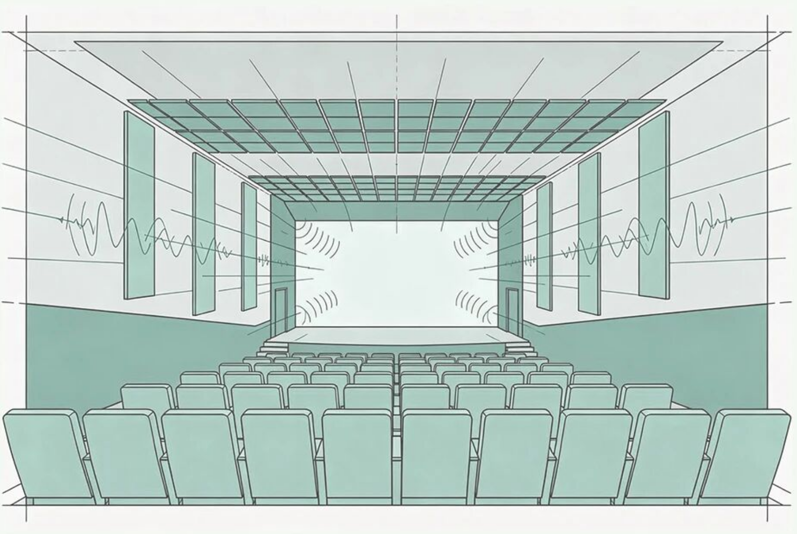 FIBERGLASS ACOUSTIC CEILING