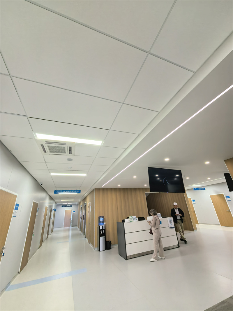 Huamei Fiberglass Acoustic Ceiling Panels Deployed (2)
